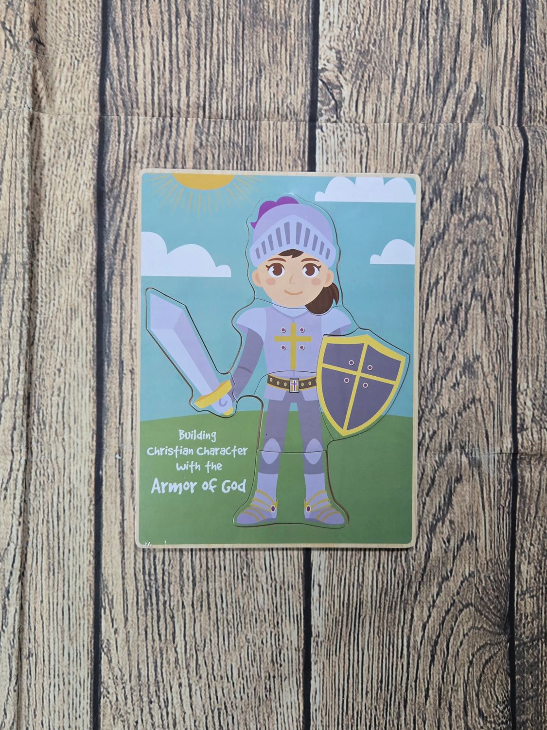 Armor Of God Wooden Puzzle - Girl
