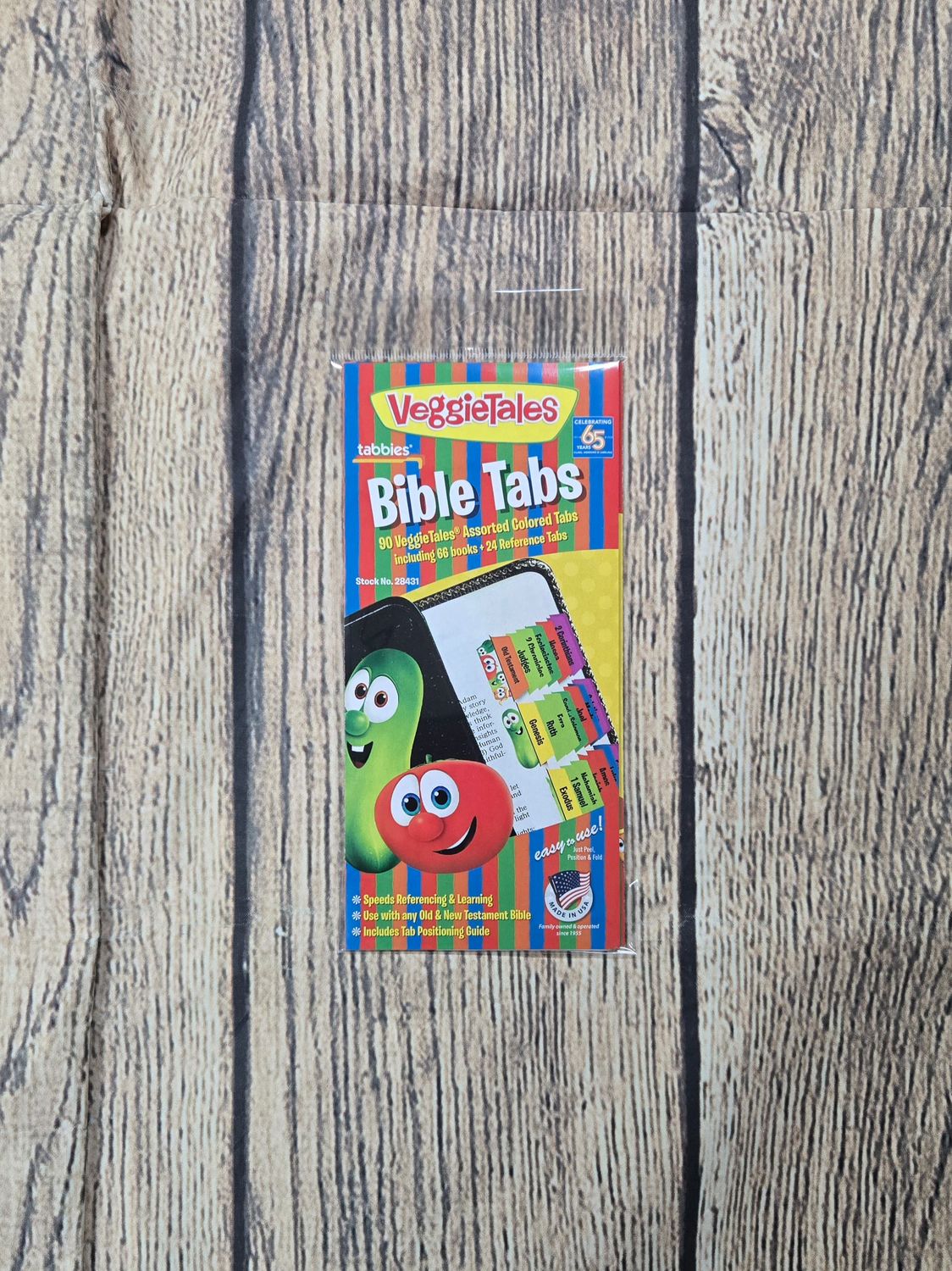 Bible Indexing Tabs - Veggietales