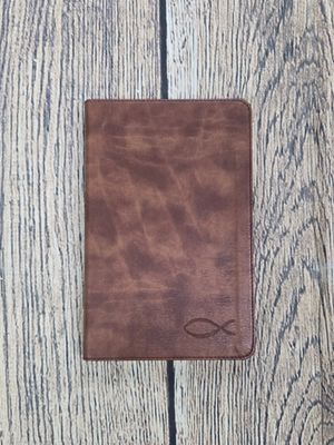 KJV Study Bible - Chestnut Brown Fish