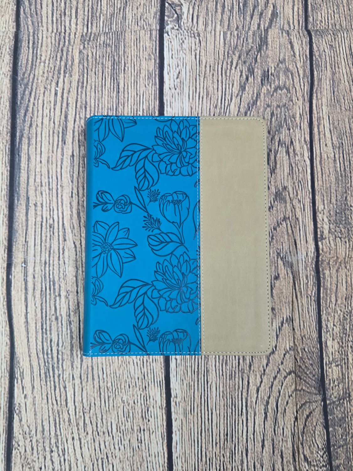 KJV Personal Reflections with Prompts Holy Bible - Teal Garden