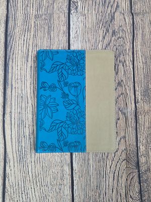 KJV Personal Reflections with Prompts Holy Bible - Teal Garden