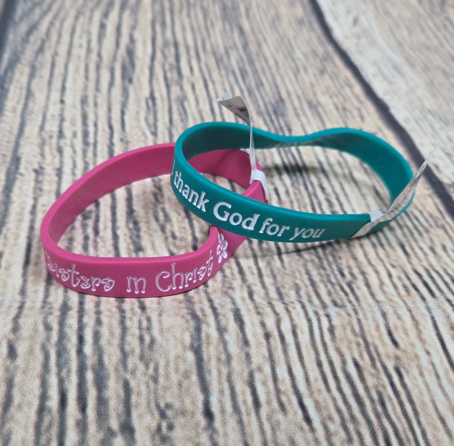 Sisters in Christ Silicone Bracelets