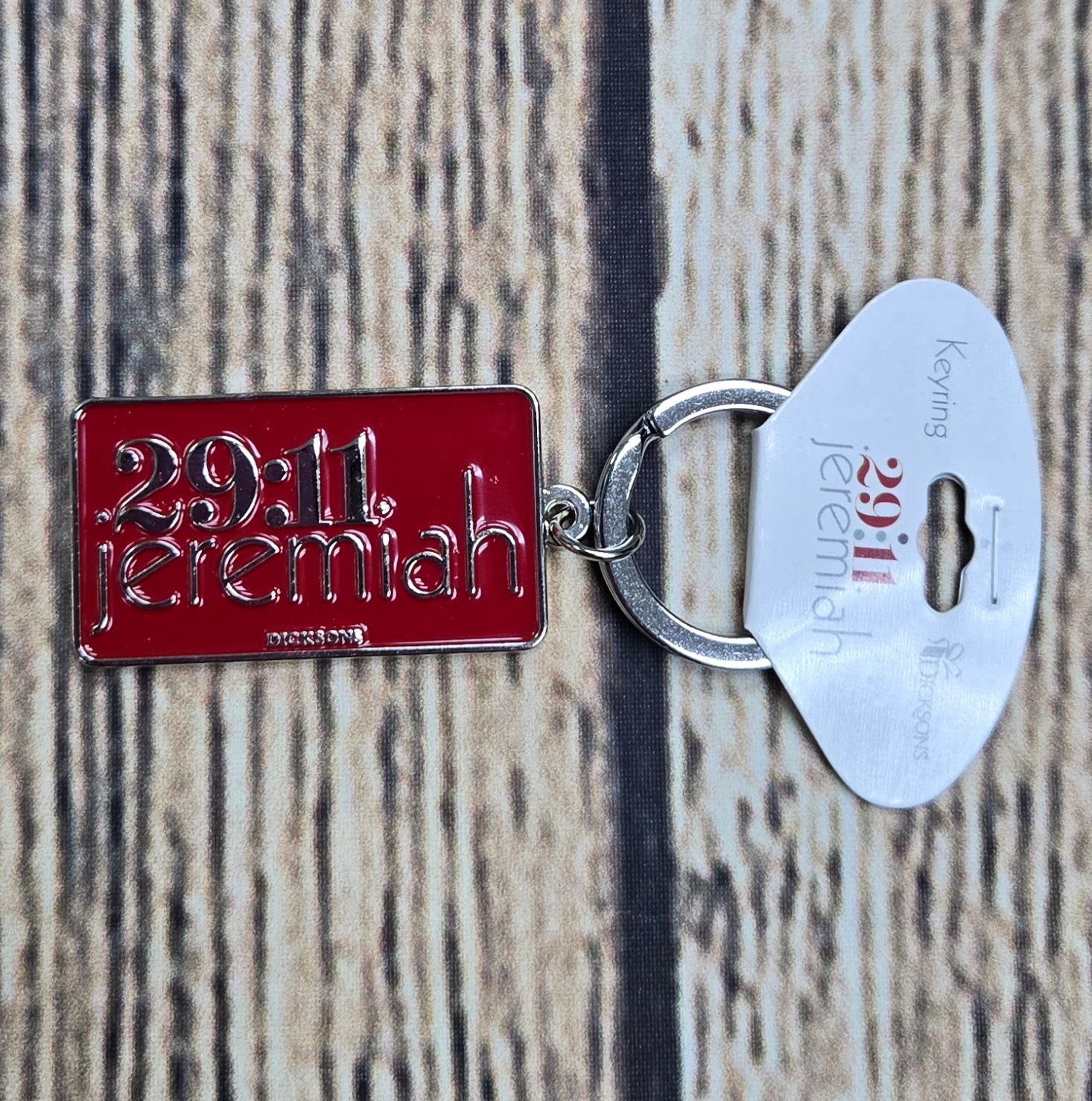 Jeremiah 29:11 Metal Keyring