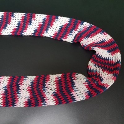 Handmade Fourth of July Scarf
