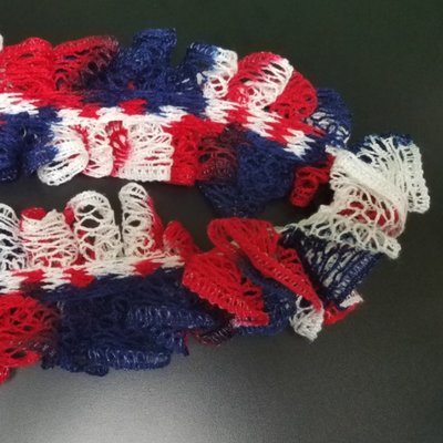 Fourth of July Ruffle Scarf