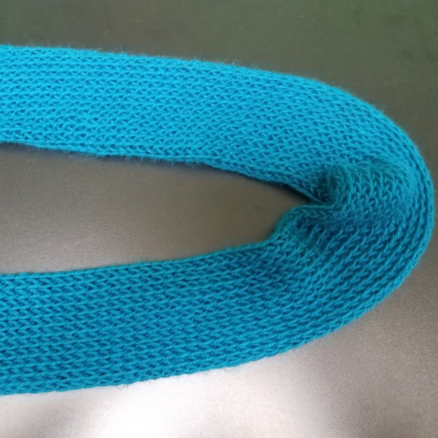 Handmade Velvet Blue Scarf