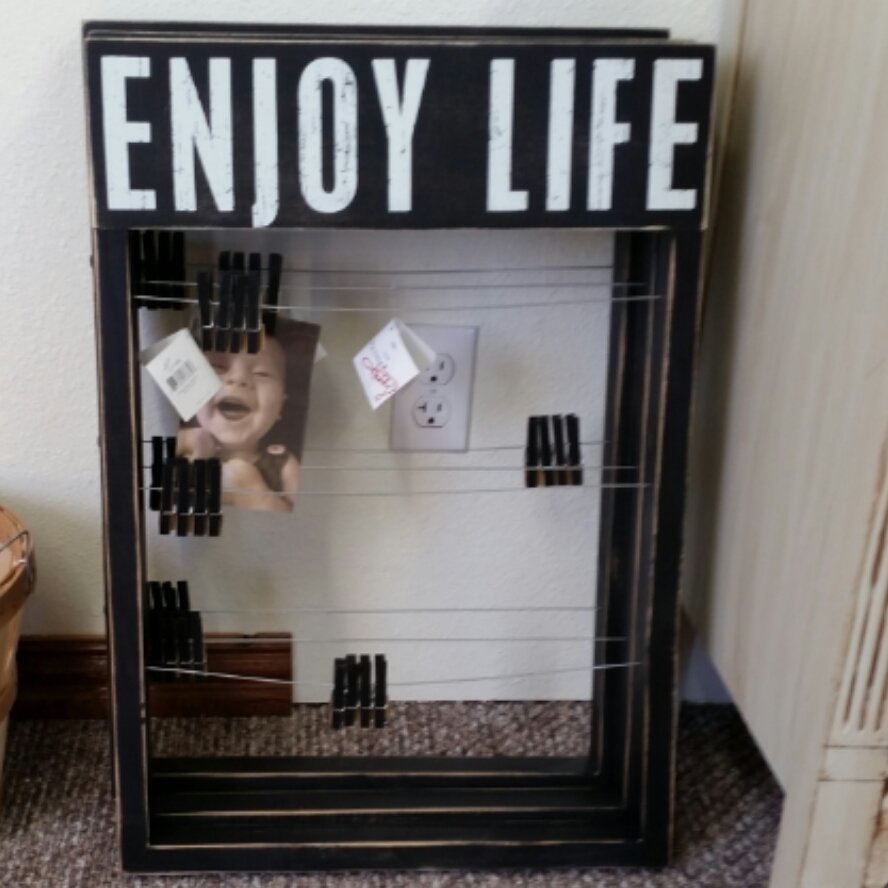 Enjoy Life Primitives by Kathy Frame - 17.50" x 24.75"