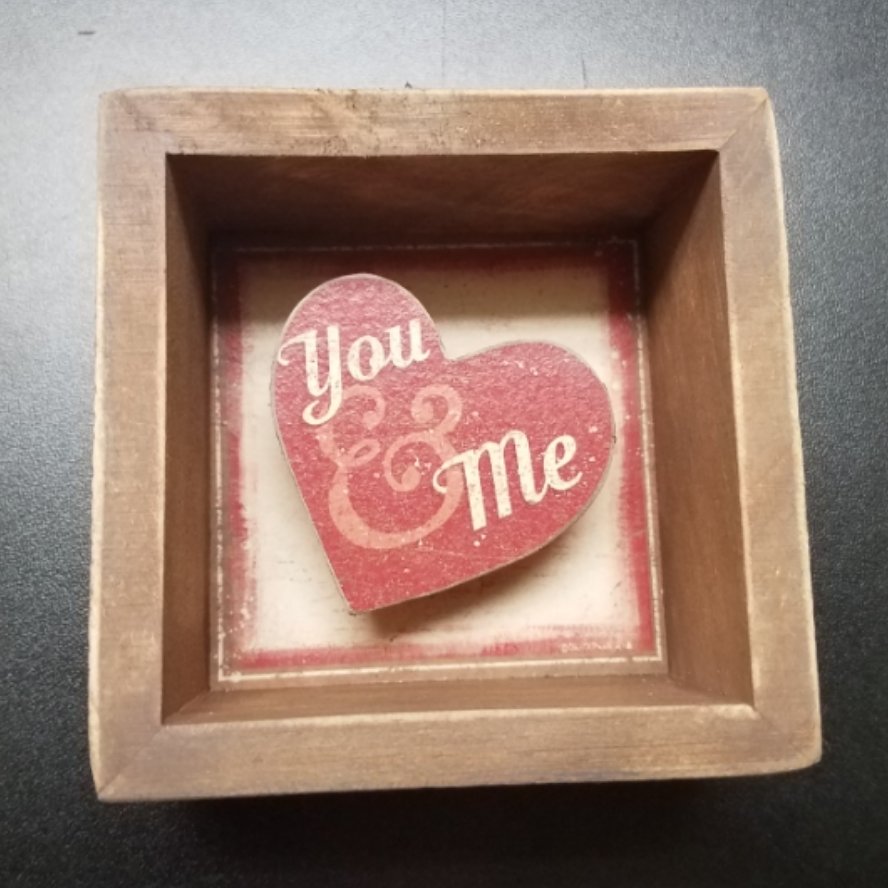 You & Me Primitives by Kathy Reverse Box Sign
