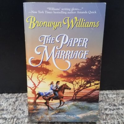 The Paper Marriage by Bronwyn Williams