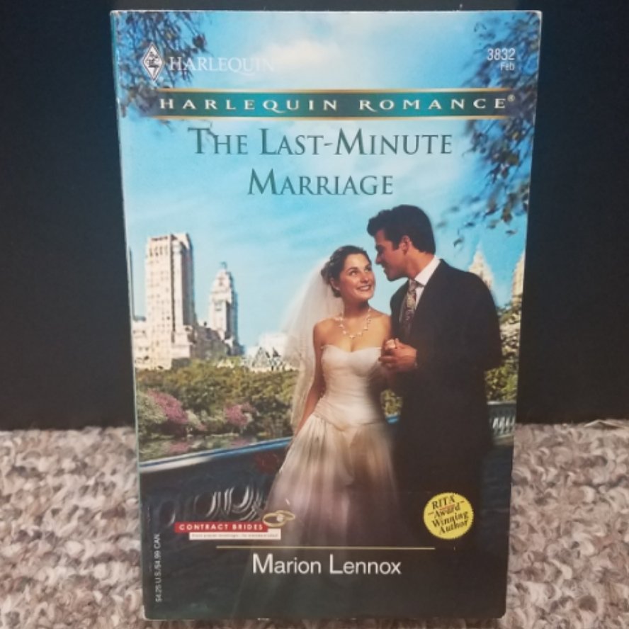 The Last-Minute Marriage by Marion Lennox
