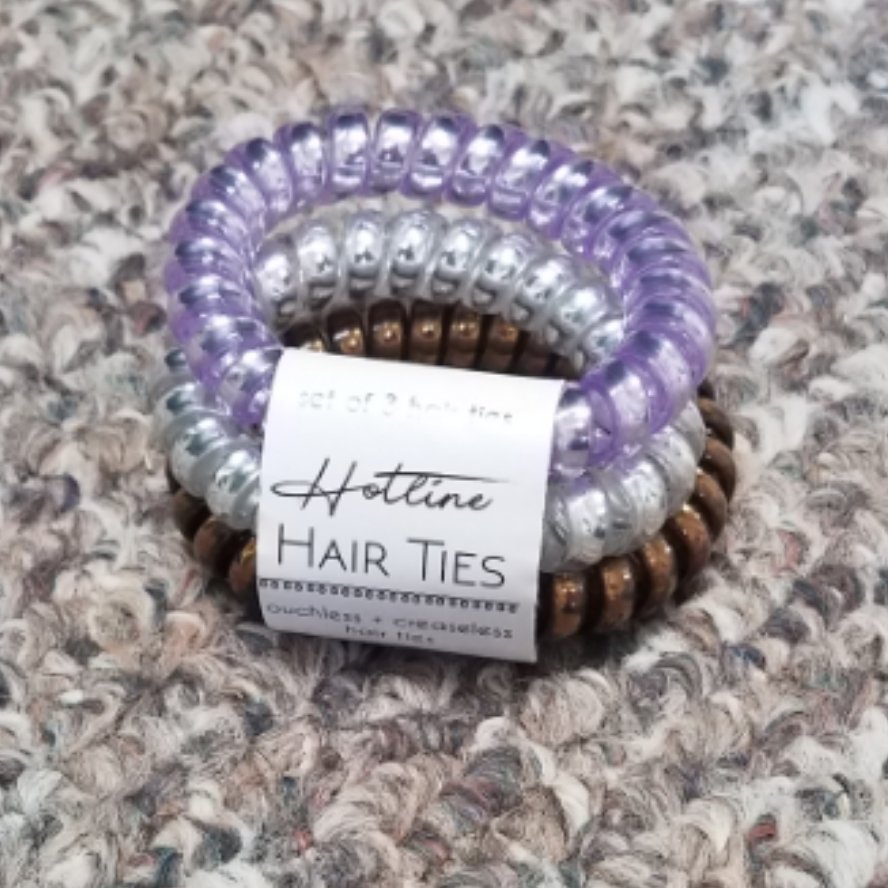 Hotline Hair Ties - Lavender Crush Set