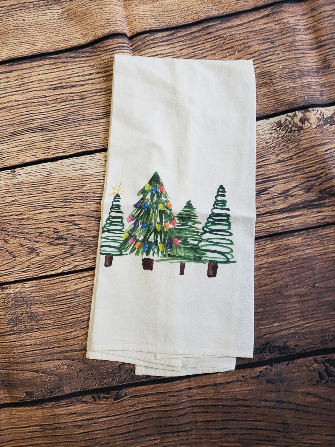 Christmas Trees Tea Towel
