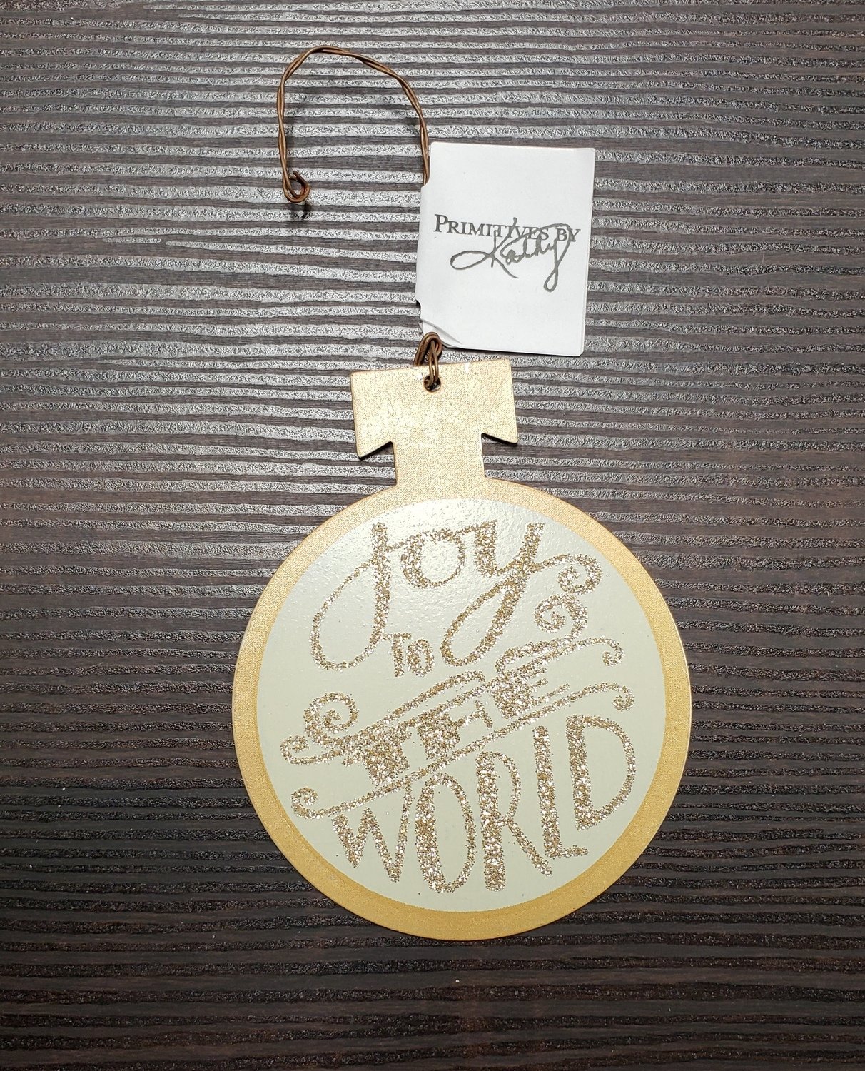 Joy to the World - Primitives by Kathy Ornament
