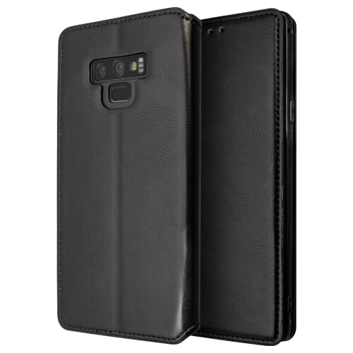 XUNDD Leather Flip Wallet Sensor Case with Smart Wake Feature for Samsung Note 8 and Samsung Note 9
