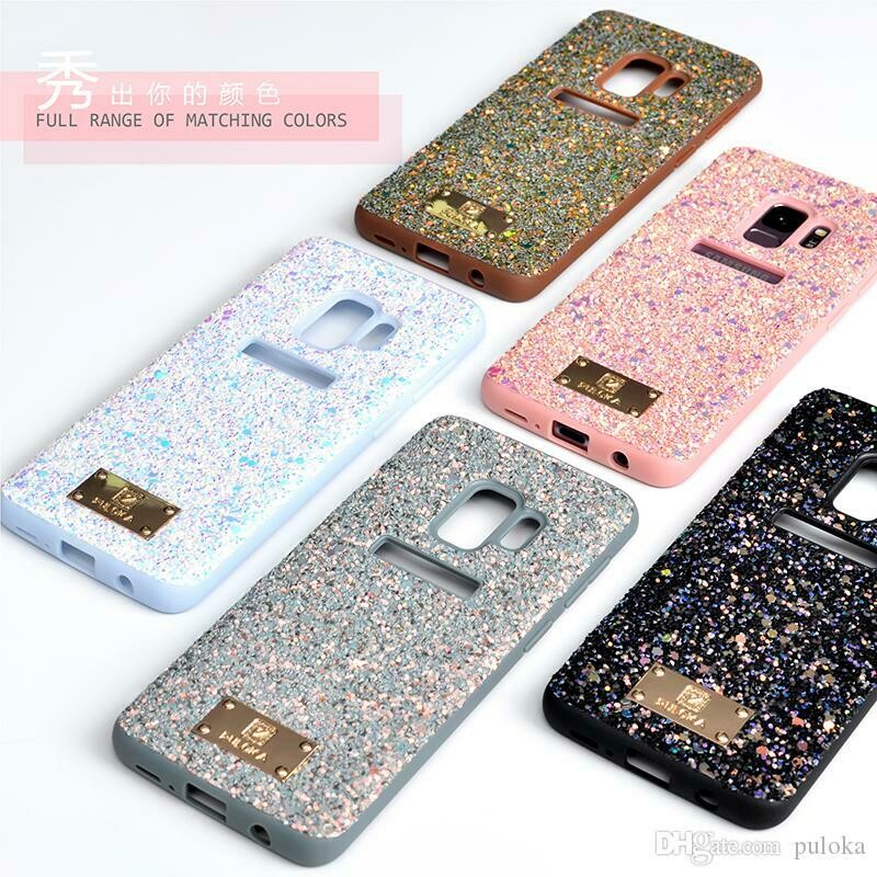 Puloka Glitter Case Bling Sparkle Shockproof  Case for Samsung S9, S9Plus, S8, S8Plus, Note 8, Note 9, S10 & S10Plus
