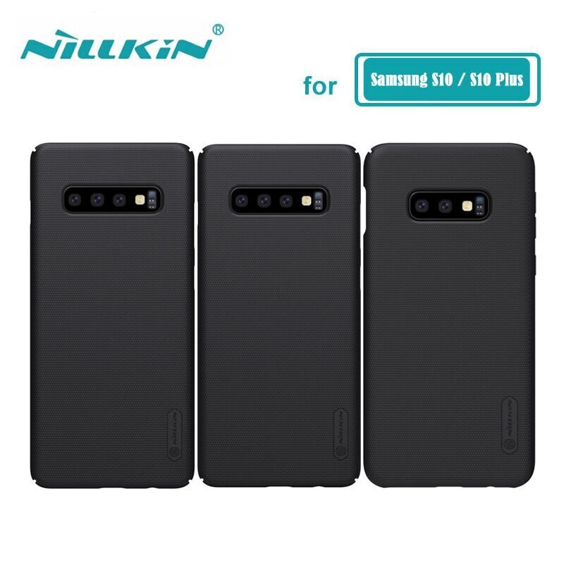Samsung Galaxy S10 5G Nillkin Super Frosted Matte Shield Luxury Case with Gift Cell Phone stand