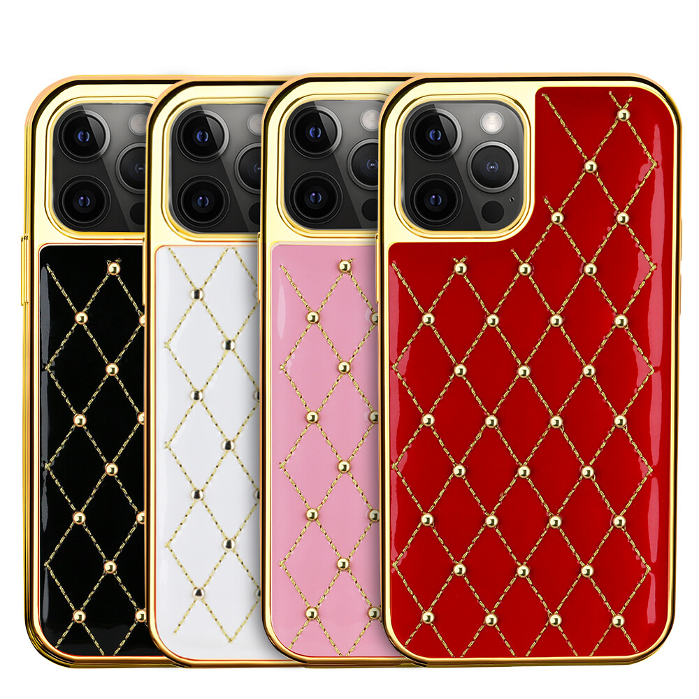 iPhone 12, iPhone 12Pro & iPhone 12Pro Max Premium VIETAO High Quality Electroplating Leather ladies Case with Microfiber Leather Lining Inner Finish