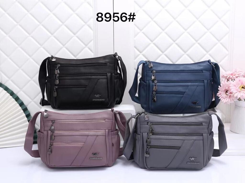 Jingpin Daishu Official Premium Leather Minimalistic ladies Cross Shoulder Handbag
