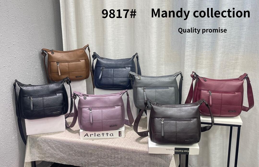 Luxury Designer Premium Leather Ladies Crossbody Shoulder Messenger Threadwork Bag