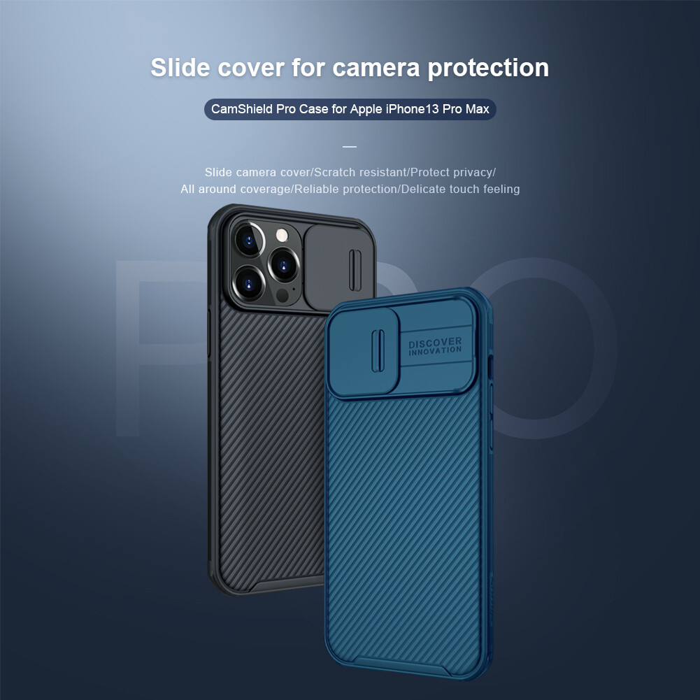 iPhone 13, iPhone 13 Pro and iPhone 13 Pro Max Nillkin Camshield Pro Business Style Premium Luxury Case