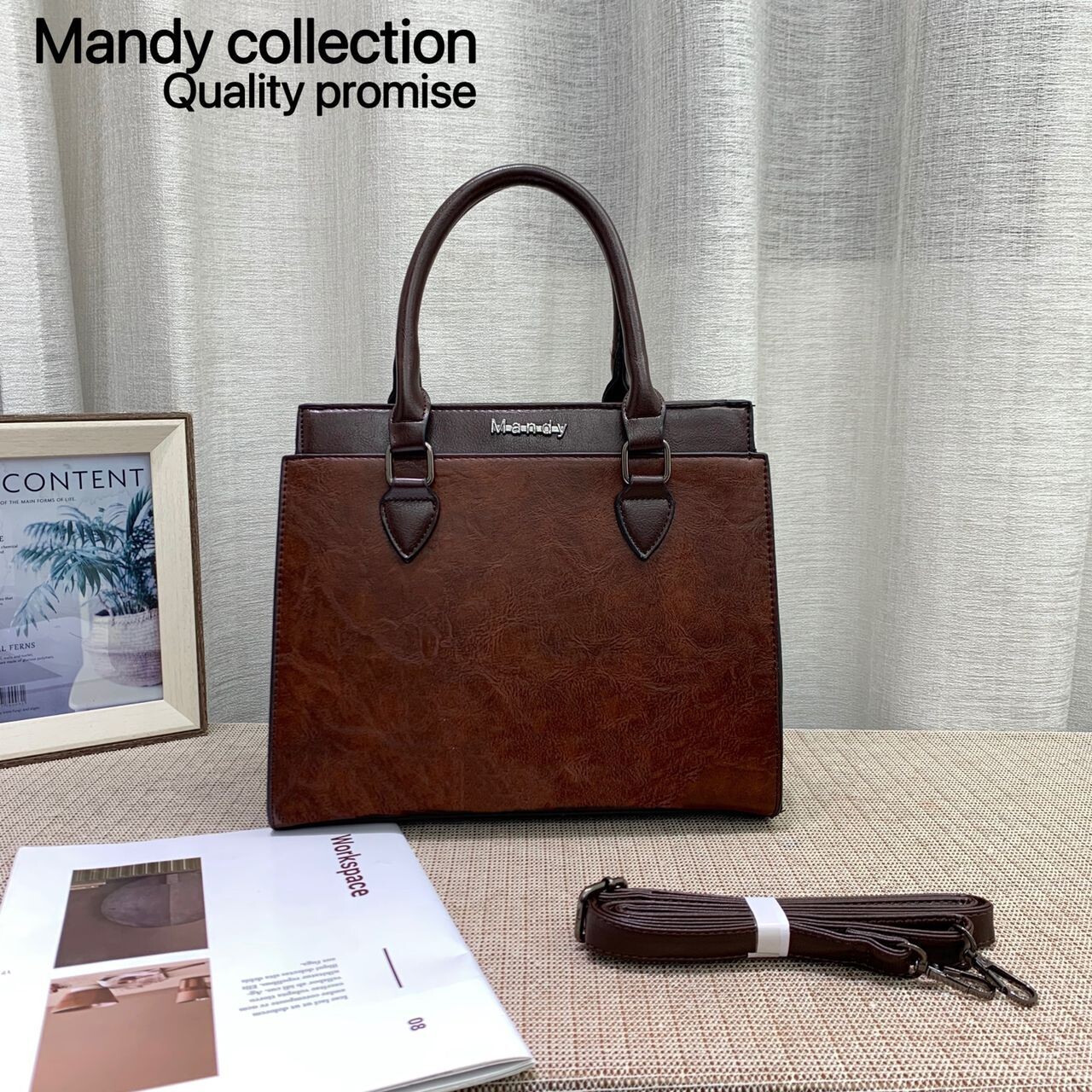 Mandy Collection Premium Luxury Leather High End Business & Office Design Shoulder Bag