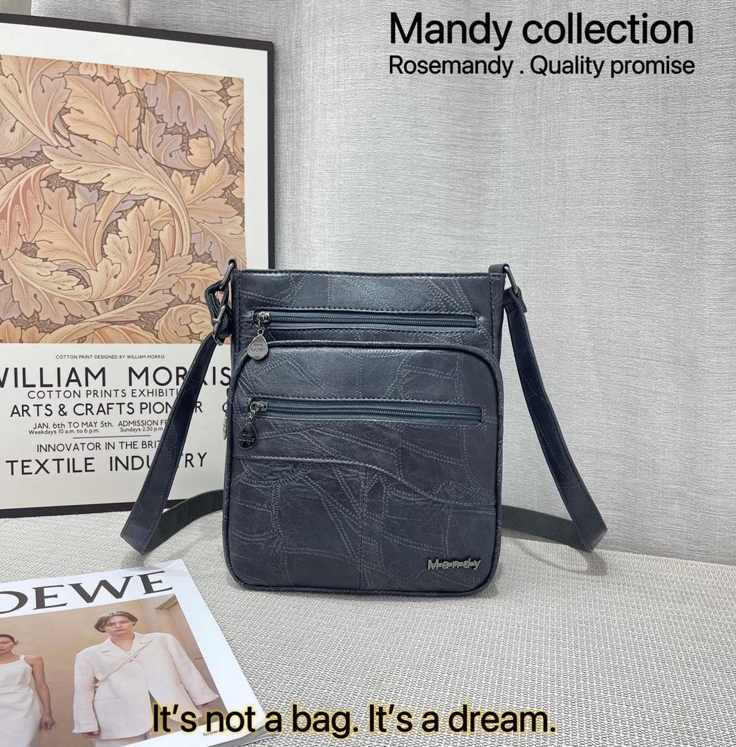 Rosemandy Modern Fashion Grain Leather Classic Ladies Mini Crossbody Shoulder Baby-Feel Soft Leather Bag