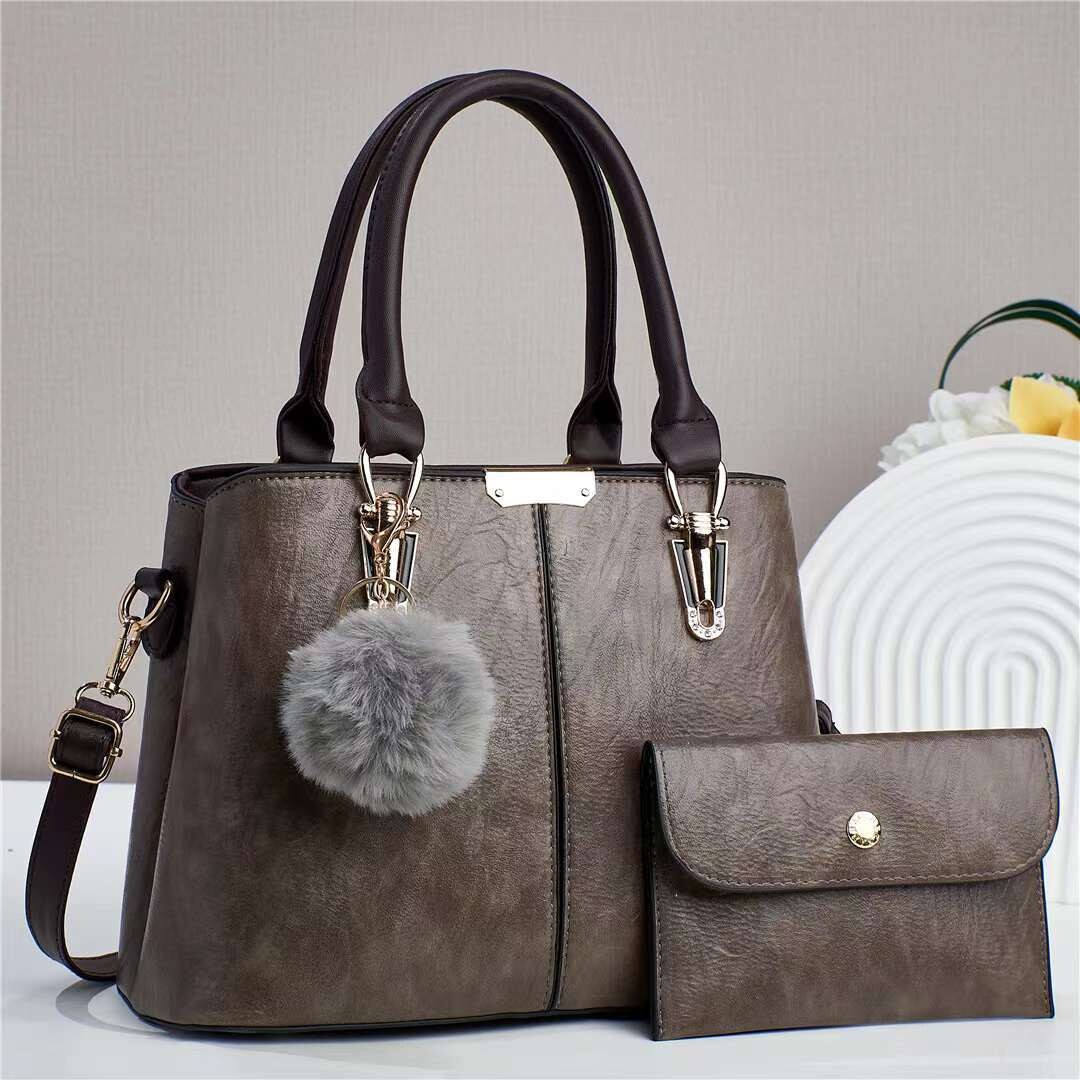 Fashion SHEIN Classic Design 2 in 1 Purse and Crossbody Satchel Shoulder Bag