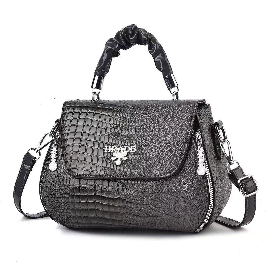 HRADB MINI Design Fashion Crocodile Grain Hot Trendy Classic Sling Bag