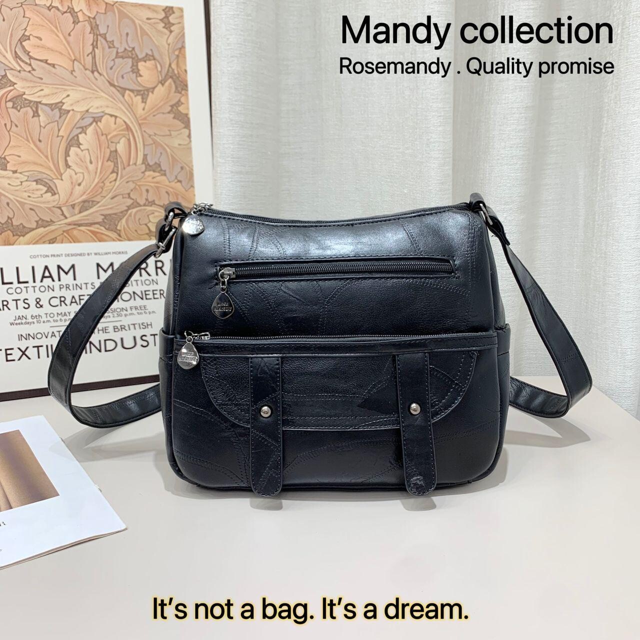 Sling Bag Design Mandy Business Choice Soft Grain Baby-Feel Leather Bag