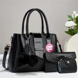 2024 Queen Classic Design 3 in 1 Purse and Crossbody Satchel Shoulder Bag