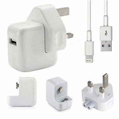 Original Apple Full Charger (Power Adapter + Lightning to USB Cable)