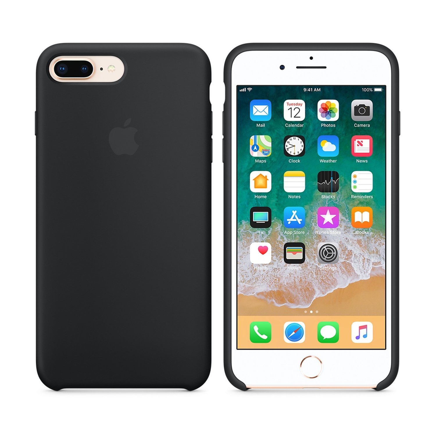 Original Apple iPhone 6, 6Plus 7, 7Plus 8, 8Plus Original Liquid Silicone Case by Apple Inc