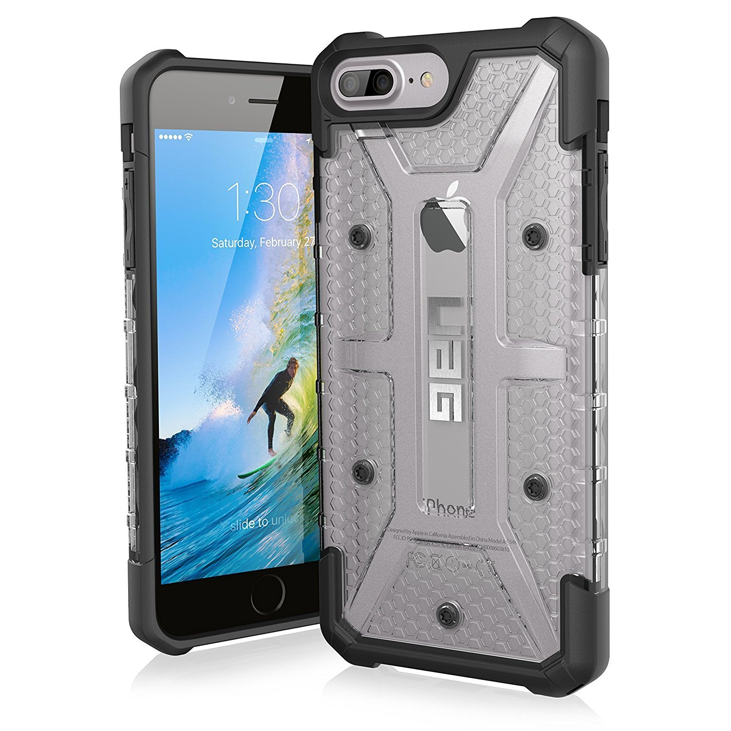 UAG iPhone 8, 8 Plus/iPhone 7, 7 Plus/iPhone 6s, 6s Plus [5.5-inch screen] Monarch & Plasma Feather-Light Rugged Military Drop Tested iPhone Case.