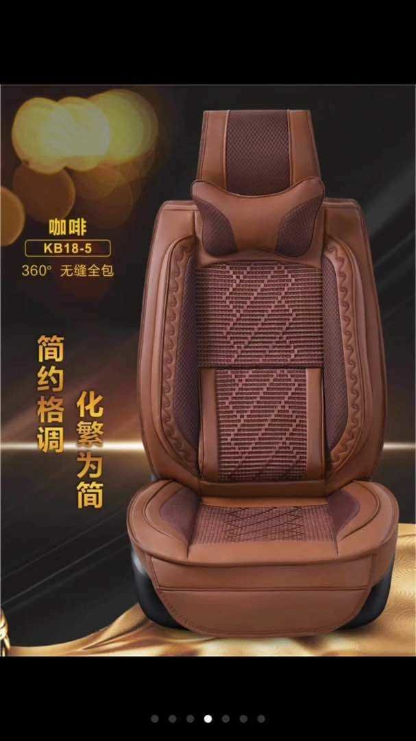 Premium Luxury Standard Car Seat Cushions for 5Seater Saloon and SUV with Free Matching Colour Steering Cover