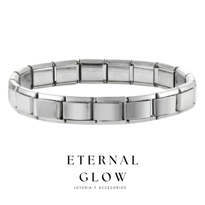 Pulsera Italiana Plateada