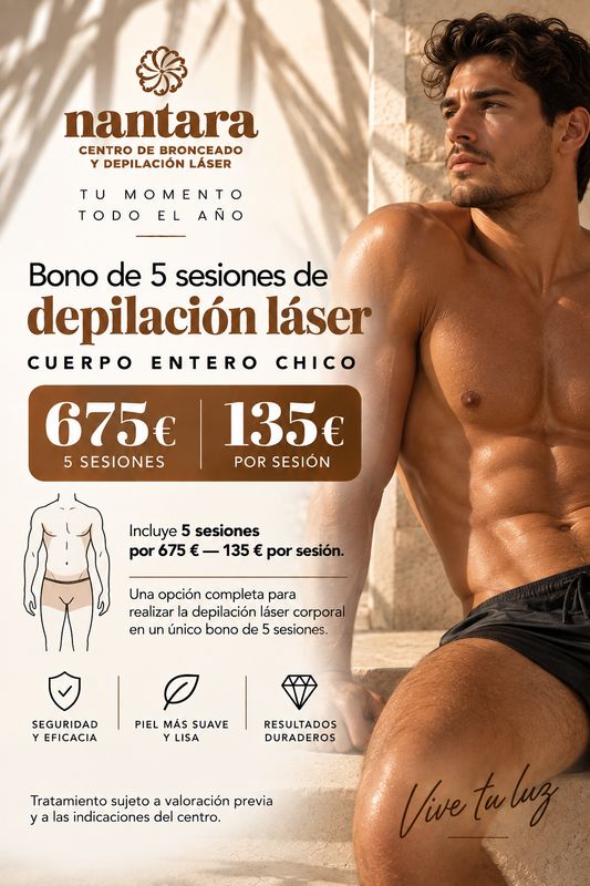 Bono 5 sesiones · Cuerpo entero chico