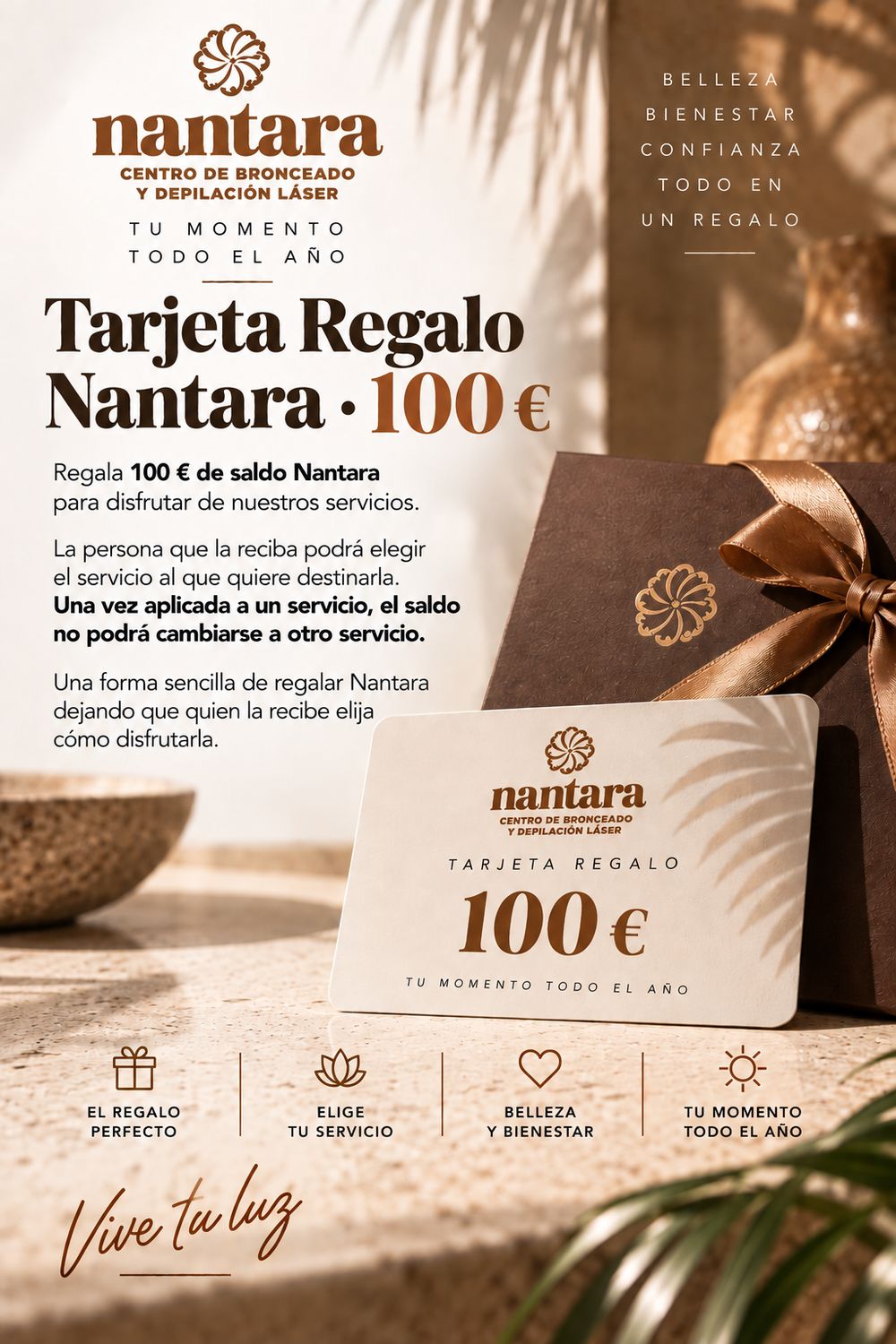 Tarjeta regalo Nantara · 100 € Tarjeta regalo Nantara · 100 €