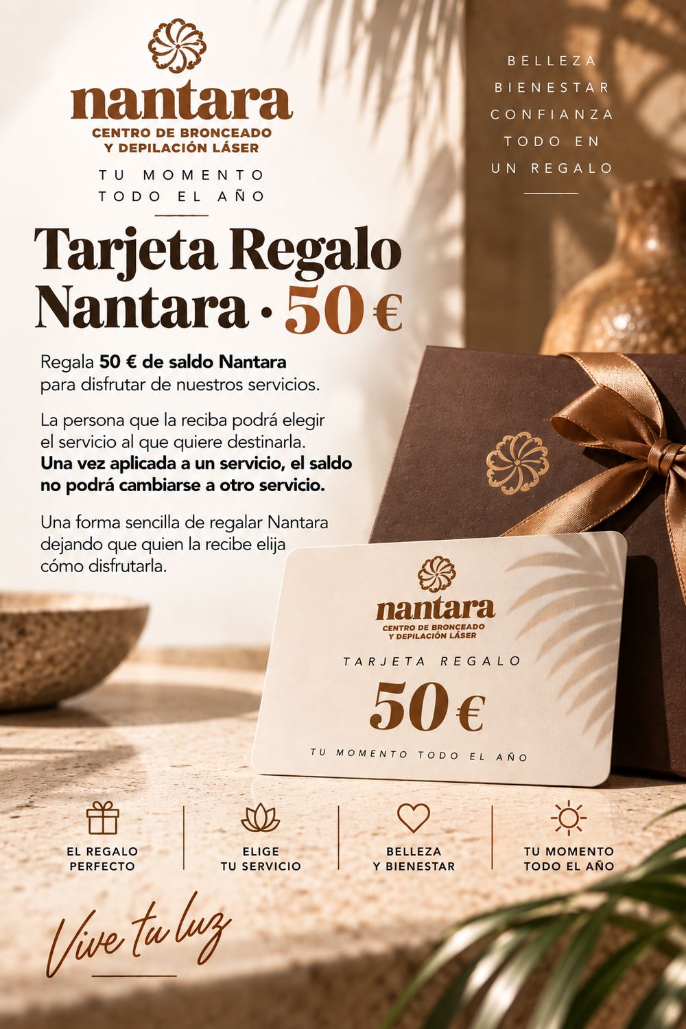 Tarjeta regalo Nantara · 50 €