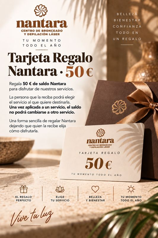 Tarjeta regalo Nantara · 50 €
