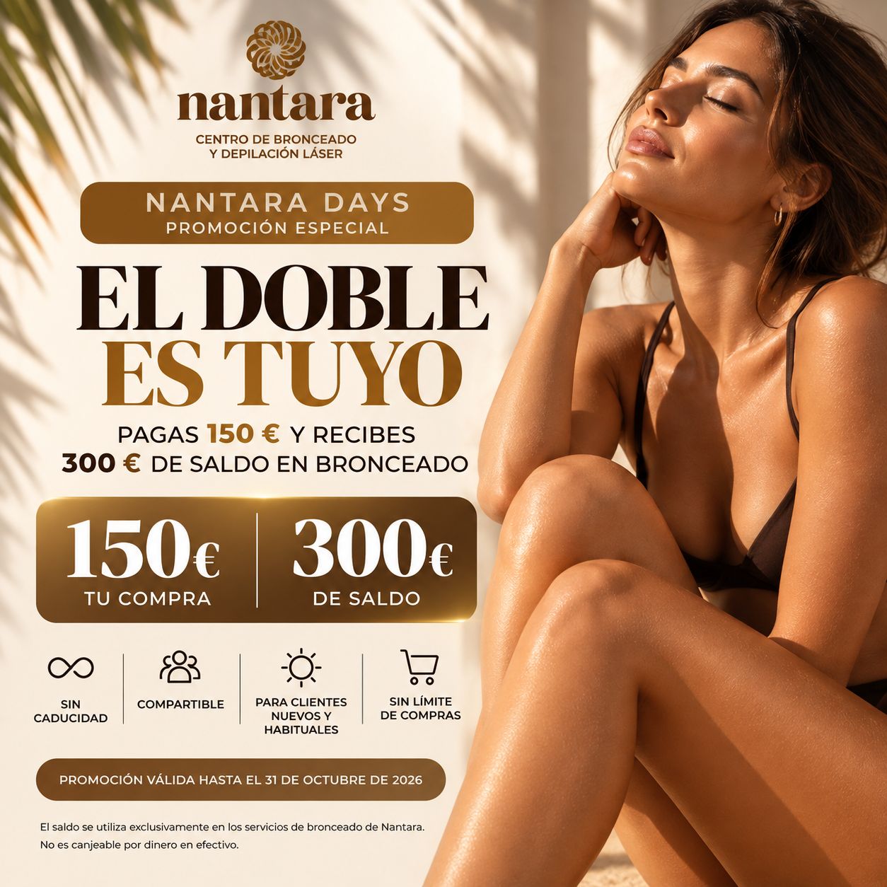 EL DOBLE ES TUYO · 150 € + 150 € GRATIS EL DOBLE ES TUYO · 150 € + 150 € GRATIS