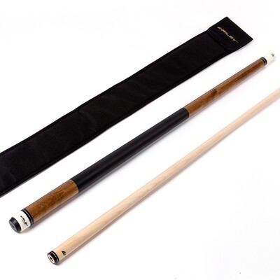 Riley American Pool Cue - Tan - 13mm Tip and Leatherette Grip Section - 147cm