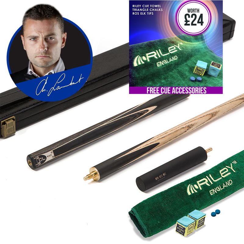 BCE C8L - 3 Piece English Pool Cue and Hard Case 3/4 Cut - Layered Ebonised Black Wood with 9mm Tip - 145cm - Black/ Grey/ Natural Wood - with Deluxe Hard Case BCE C8L - 3 Piece English Pool Cue and Hard Case 3/4 Cut - Layered Ebonised Black Wood with 9mm Tip - 145cm - Black/ Grey/ Natural Wood - with Deluxe Hard Case