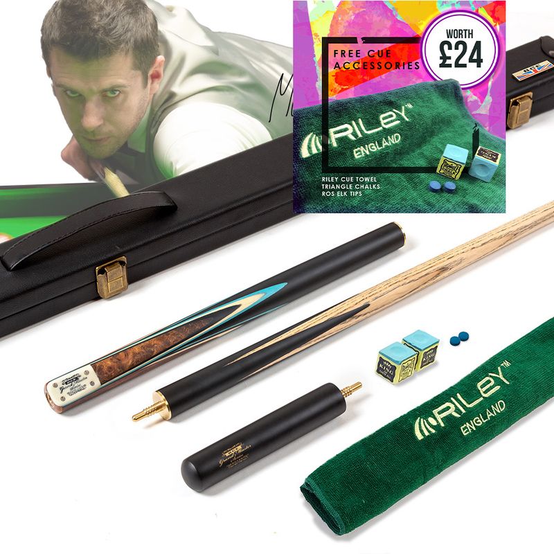 BCE 3 Piece Grand Master Snooker Cue and Hard Case 3/4 Cut- Layered Ebonised Black Wood Butt - 9.5mm Tip - 145cm - Black/ Blue/ Natural BCE 3 Piece Grand Master Snooker Cue and Hard Case 3/4 Cut- Layered Ebonised Black Wood Butt - 9.5mm Tip - 145cm - Black/ Blue/ Natural