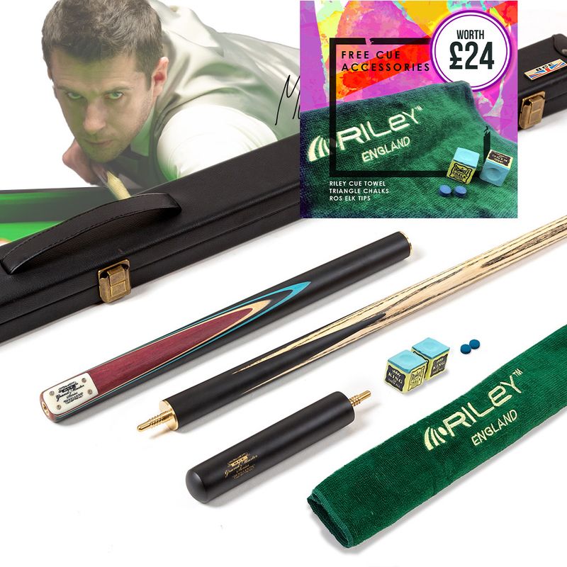 BCE 3 Piece Grand Master Snooker Cue and Hard Case 3/4 Cut- Layered Ebonised Black Wood Butt - 9.5mm Tip - 145cm - Black/Natural/ Blue BCE 3 Piece Grand Master Snooker Cue and Hard Case 3/4 Cut- Layered Ebonised Black Wood Butt - 9.5mm Tip - 145cm - Black/Natural/ Blue