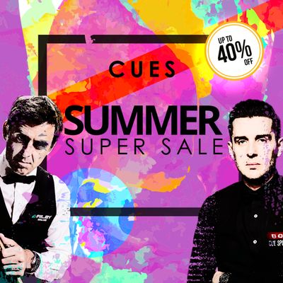 Summer Super Sale - Up to 40% Off Snooker &amp; Pool Cues