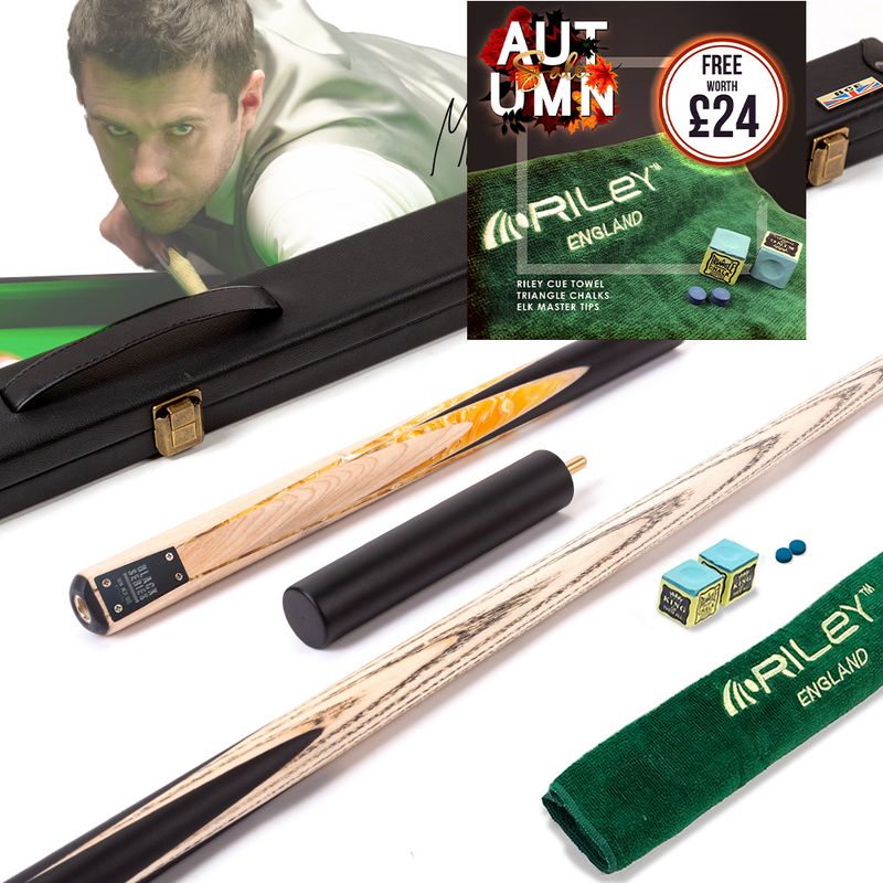 BCE Black Series - Mark Selby - 3 Piece Snooker Cue and Hard Case - 3/4 Cut Cue - Layered Ebonised Black Wood Butt - 9.5mm Tip - 145cm - Black/ Yellow and White Marbleised Resin / Natural Wood BCE Black Series - Mark Selby - 3 Piece Snooker Cue and Hard Case - 3/4 Cut Cue - Layered Ebonised Black Wood Butt - 9.5mm Tip - 145cm - Black/ Yellow and White Marbleised Resin / Natural Wood