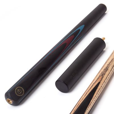 BCE Protege 3 Piece Cue and Soft Case 3/4 Cut - 9.5mm Tip - 145cm - Black/Natural