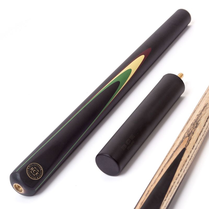 BCE Protege 3 Piece Cue and Soft Case 3/4 Cut - 9.5mm Tip - 145cm - Black/Natural