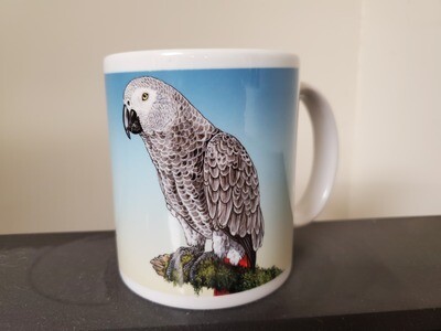 Grey Parrot  - Ceramic Mug
