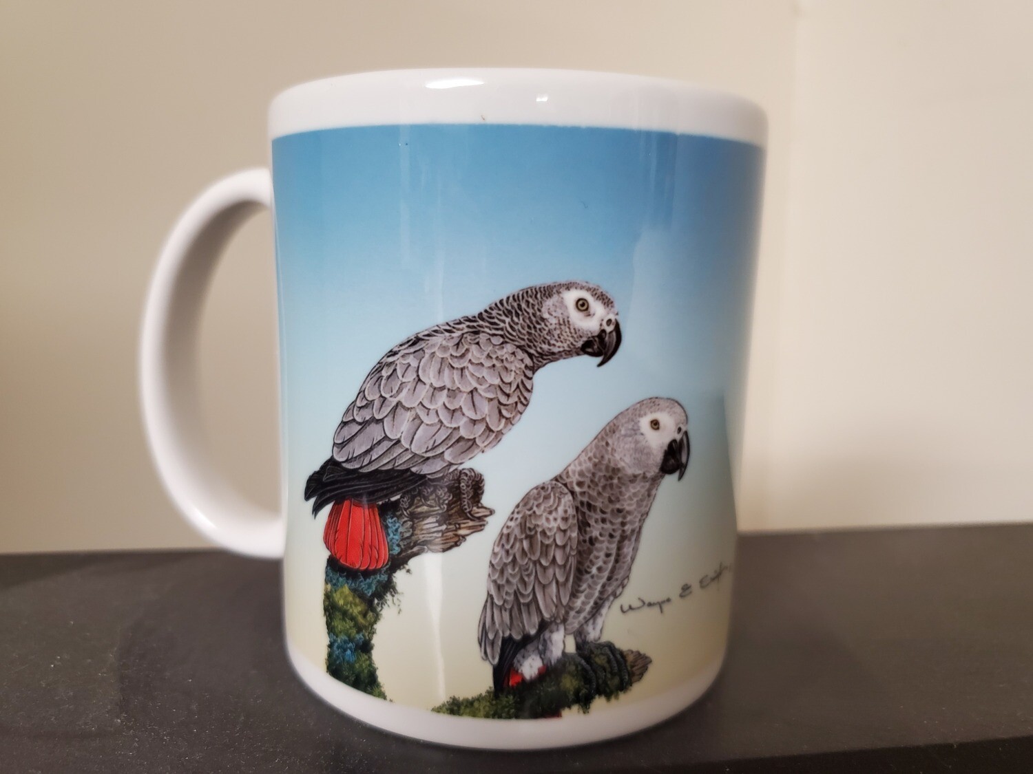 Grey Parrot - Ceramic Mug